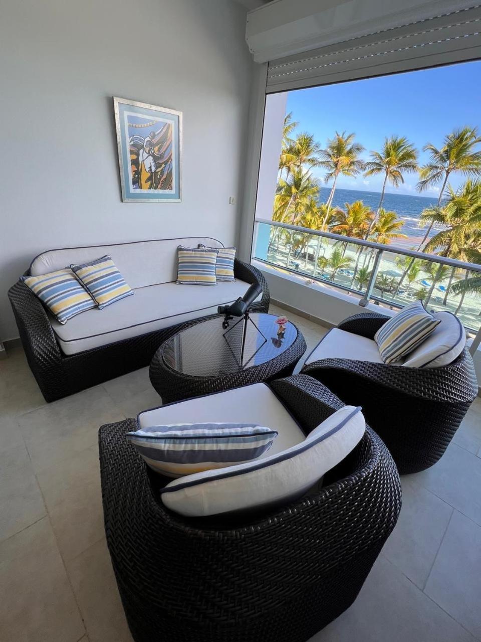 Marbella-Seaview-Frontbeach-Cozy-3Br-4Bds-8Pax-Wifi Apartment Juan Dolio Bagian luar foto